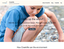Tablet Screenshot of creeklife.com